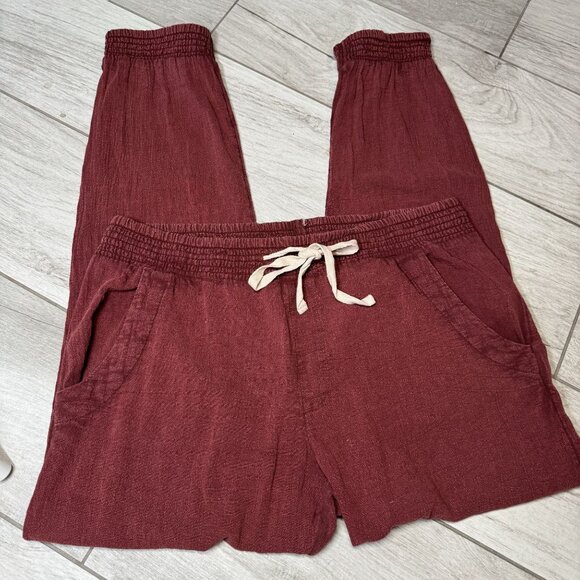 Rip Curl Womens Large 100% Cotton Joggers Made In India - Picture 1 of 5